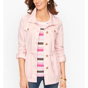 Talbots Light Pink Utility Jacket